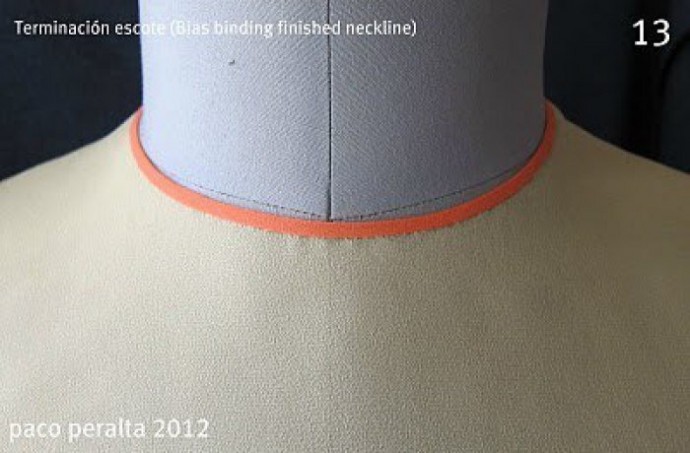 Обработка края шифона