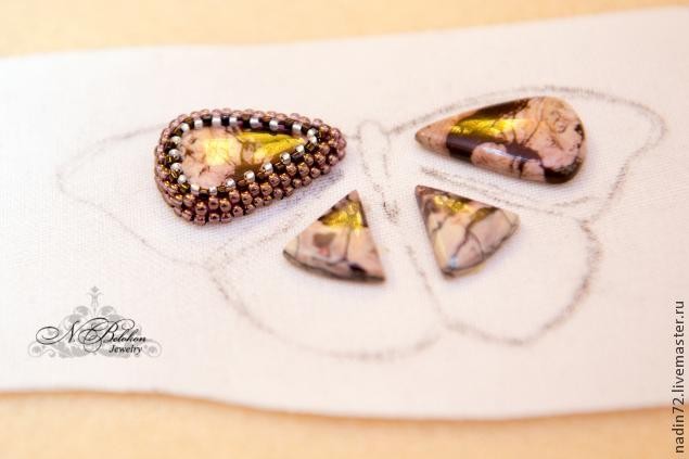 Вышивка бисером "Брошь-бабочка экзотическая": мастер-класс, часть 2