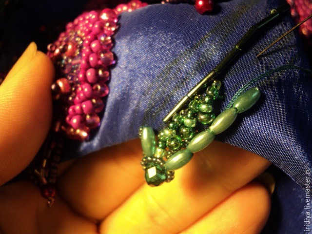 ​Вышивка платья бисером: мастер-класс, часть 8