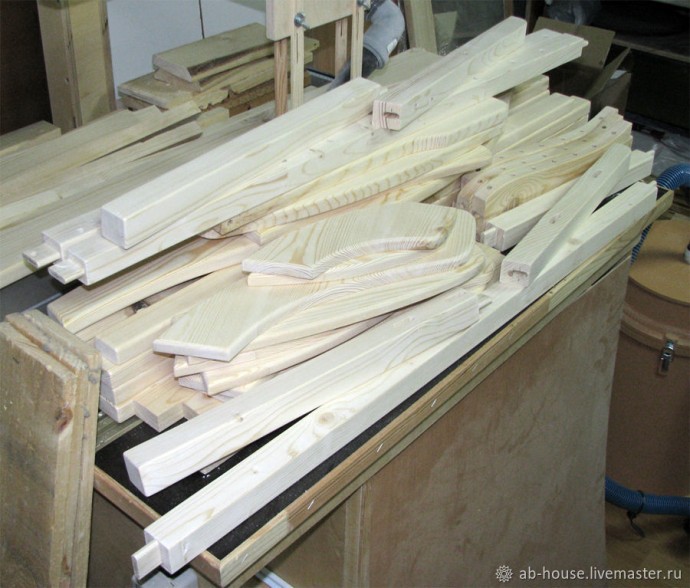 Мастерим дачную скамью "Полевая ромашка": часть 4