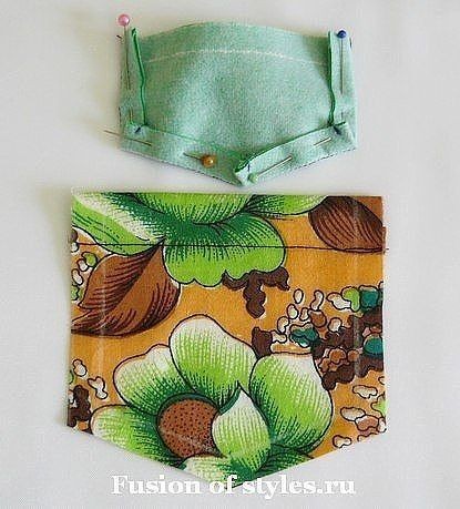 Накладной карман с клапаном: мастер-класс