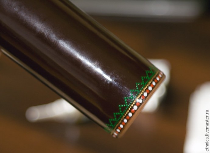 Точечная роспись бутылки в африканском стиле: часть 1