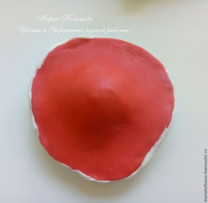 Мастер-класс по лепке мухомора из полимерной глины: часть 1