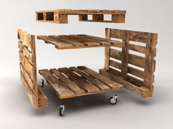 Мебель из паллет и ящиков