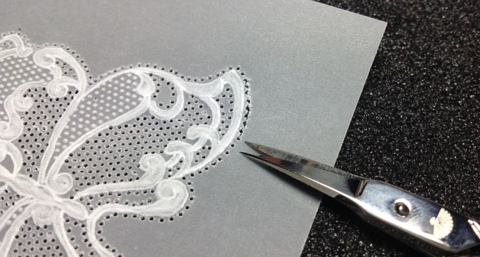 ​Пергамано или тиснение на кальке