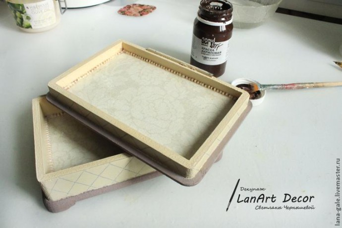 Шкатулка "Цветочное утро": мастер-класс, часть 4