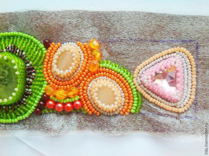 ​Вышиваем браслет "Тутти-Фрутти": часть 2