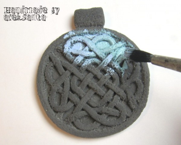 ​Мастер-класс по созданию украшений из полимерной глины "Кельтские плетения из камня": часть 3