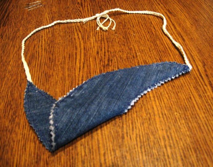 Мастерим текстильное колье в стиле бохо