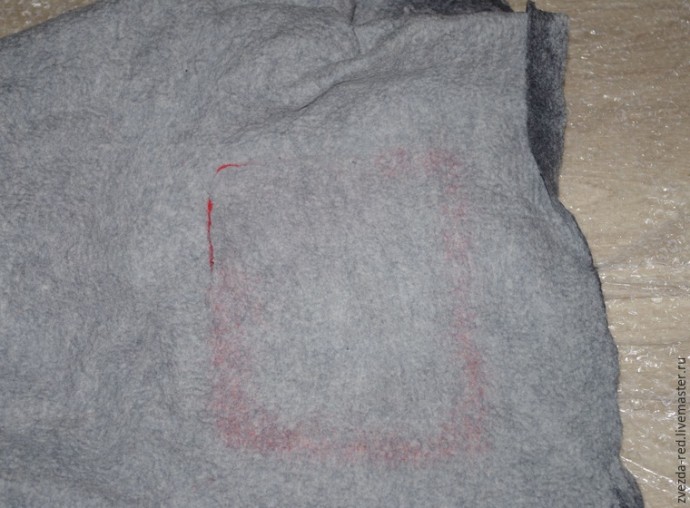 Чудной кармашек: делаем необычный карман с фермуарной застежкой, часть 3