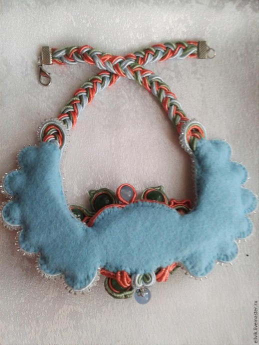 ​Создаем сутажное колье "Краски осени"