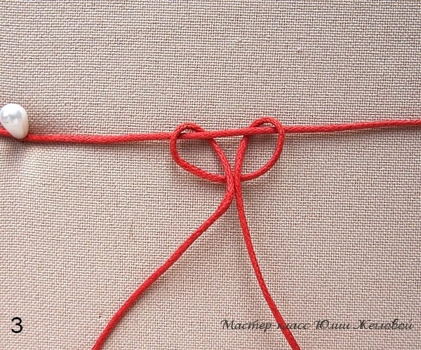 Плетёное сердечко в технике макраме: часть 1