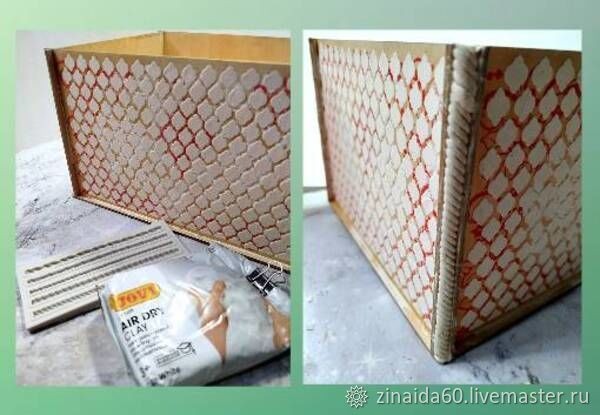 Декор деревянного ящика