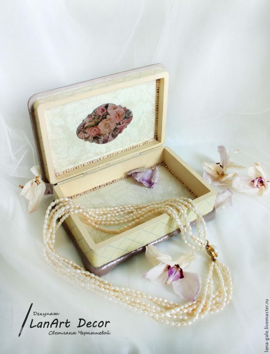 Шкатулка "Цветочное утро": мастер-класс, часть 4
