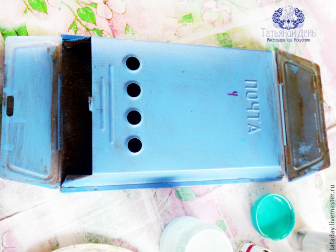Декорируем старый почтовый ящик: часть 1