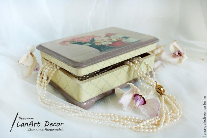 Шкатулка "Цветочное утро": мастер-класс, часть 4