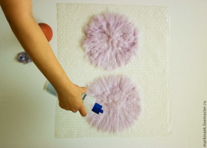 Валяем брошь-цветок в технике "фактурный войлок": часть 1 Валяем брошь-цветок в технике "фактурный войлок": часть 1