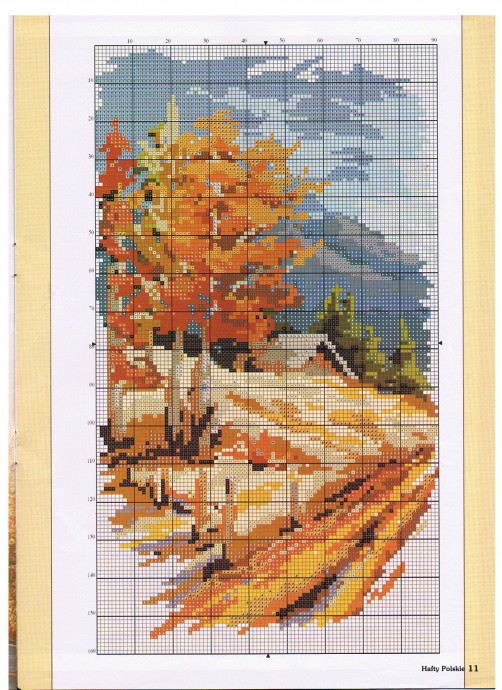 Вышиваем осенние пейзажи и не только