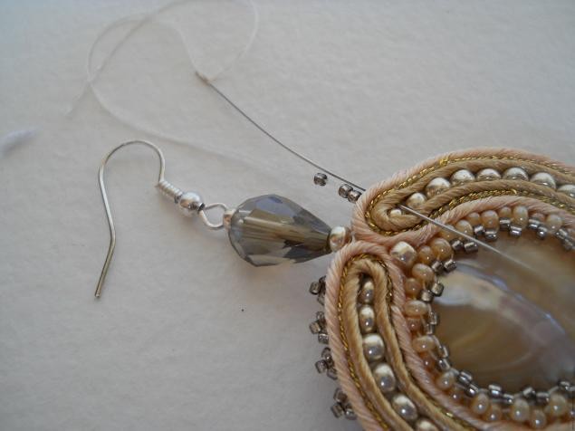 ​Мастер-класс по сутажу "Сутажные серьги Винтаж": часть 7