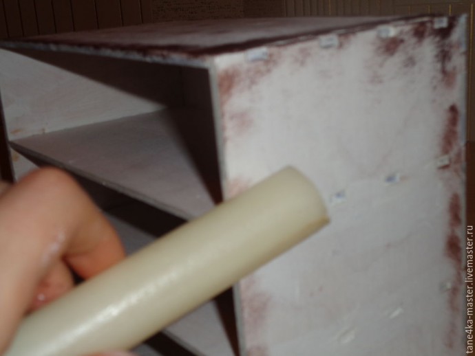 Делаем комод для бижутерии в стиле шебби-шик