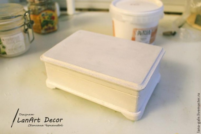 Шкатулка "Цветочное утро": мастер-класс, часть 1