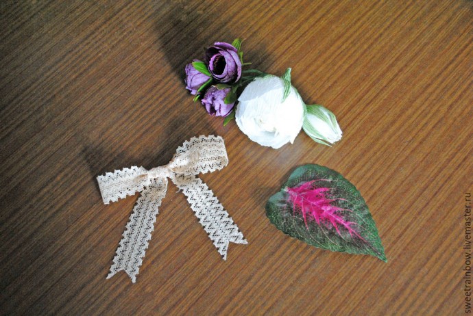 Делаем оригинальную композицию из конфет "Кленовый лист": часть 2