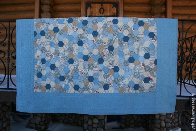 Изготовление блока "бабушкин сад" с помощью бумаги для заморозки