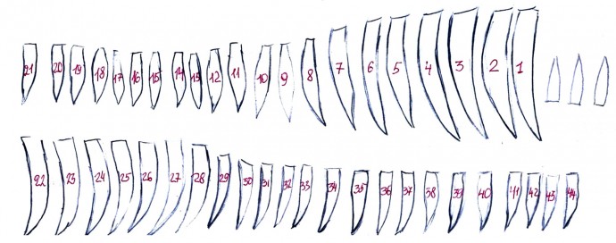 Панно из соломки "Прекрасный аист": часть 1