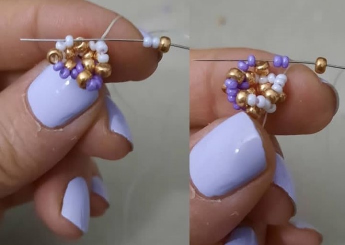 Учимся плести жгут из бисера