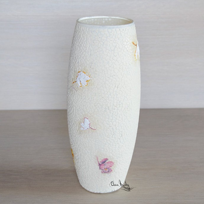 ​Декорируем вазу "Крокусы": часть 2