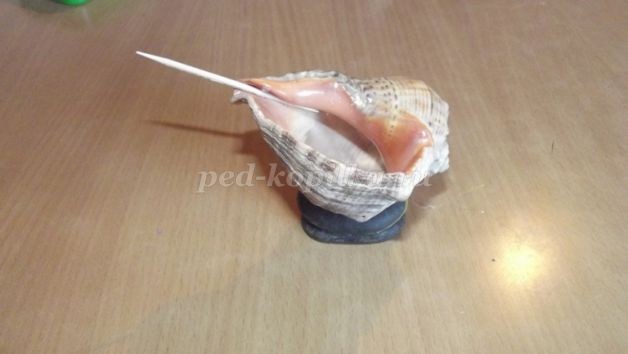 Кораблик из ракушек: мастер-класс