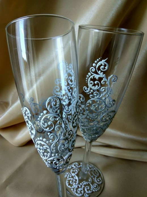​Роспись бокалов