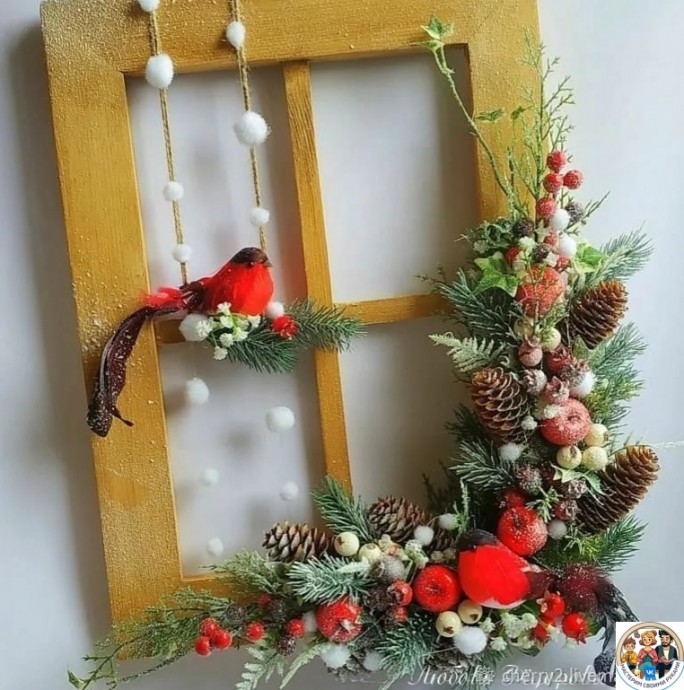 Новогодние зимние окна: идеи для творческого вдохновения