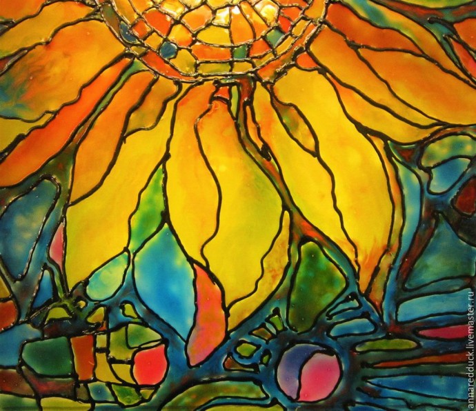 Делаем витражный светильник