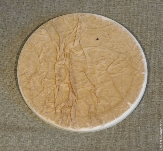 ​Мастер-класс по декорированию часов "Синяя зима": часть 1