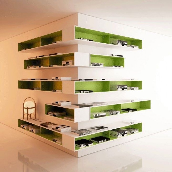 Идеи угловых полок