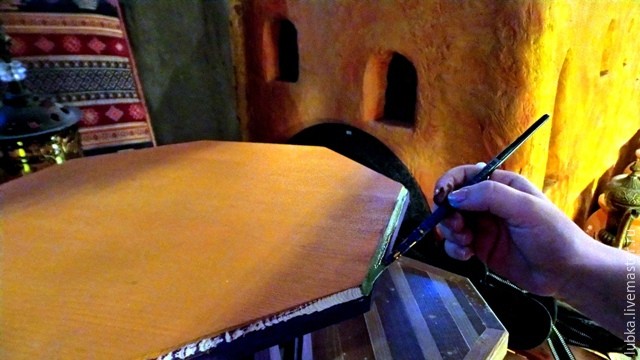 Расписываем стол восточными узорами: часть 1