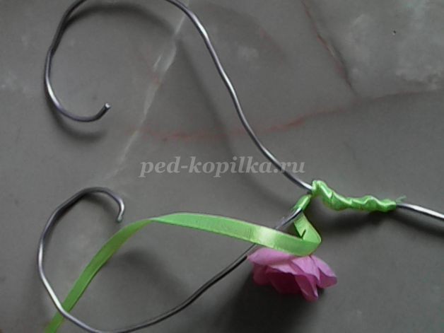 ​Топиарий "Дерево любви": часть 2