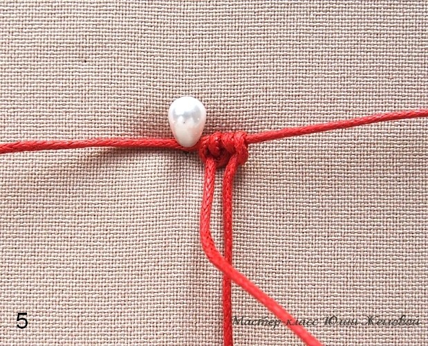 Плетёное сердечко в технике макраме: часть 1