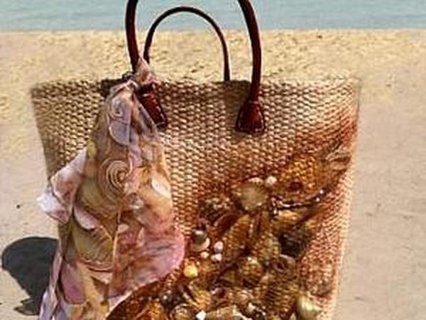 ​Пляжная сумка "Море зовет": часть 1