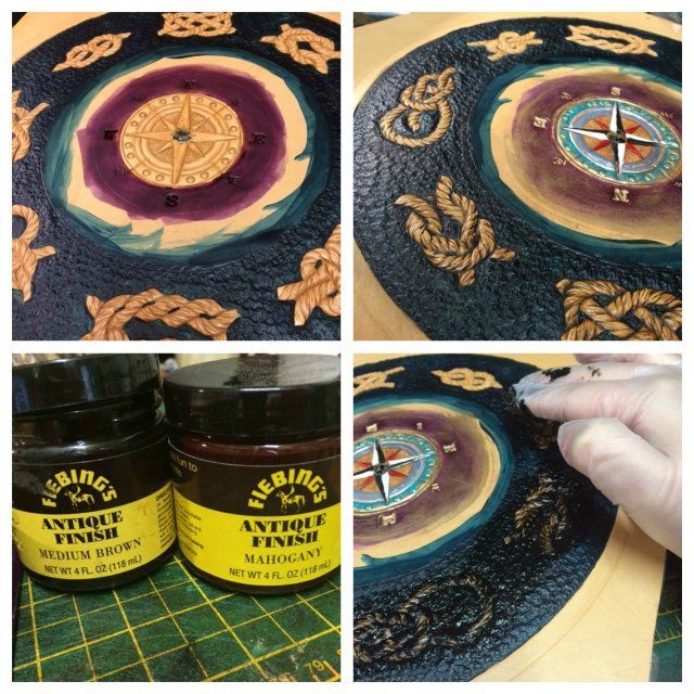 Создаем настенные часы из кожи