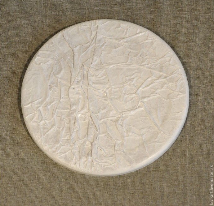 ​Мастер-класс по декорированию часов "Синяя зима": часть 1