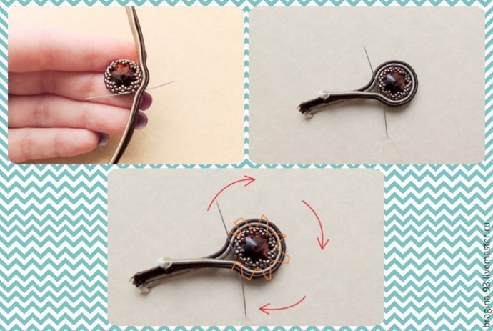 Создаем брошь "Парусник": часть 1