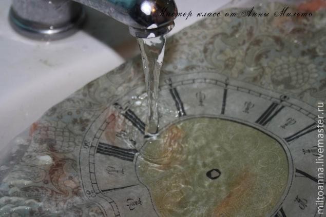 Часы в технике классического декупажа: часть 1