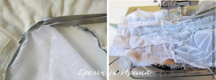 Делаем текстильное колье в технике крейзи: часть 1