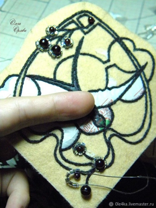 Вышиваем бисером "Облачко": часть 1