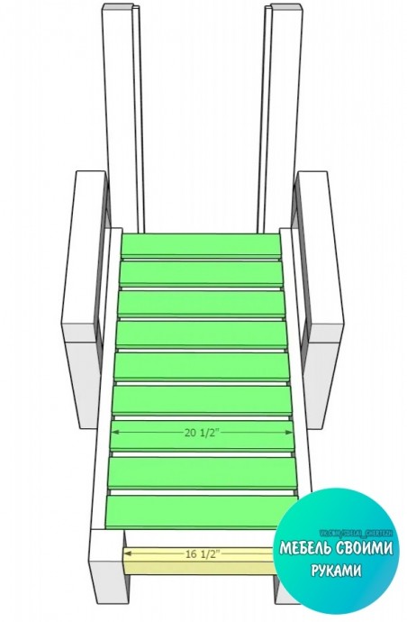 Несложный в изготовлении шезлонг