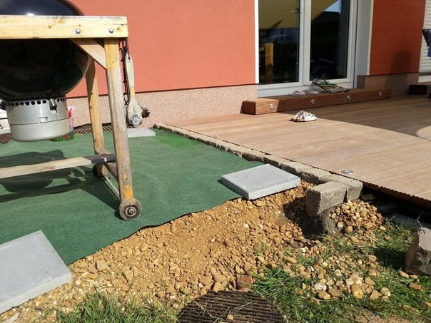 Терраса на даче своими руками