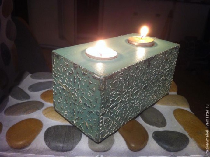 ​Декорирование сундука в объемной технике: часть 2