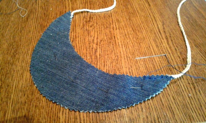 Мастерим текстильное колье в стиле бохо